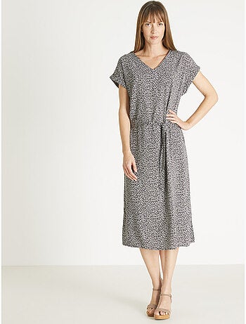 Robe fluide manches T - DAXON