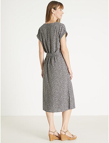 Robe fluide manches T - DAXON