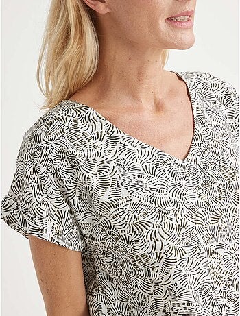 Robe fluide manches T - DAXON