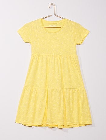 Robe fluide motif 'cœurs'