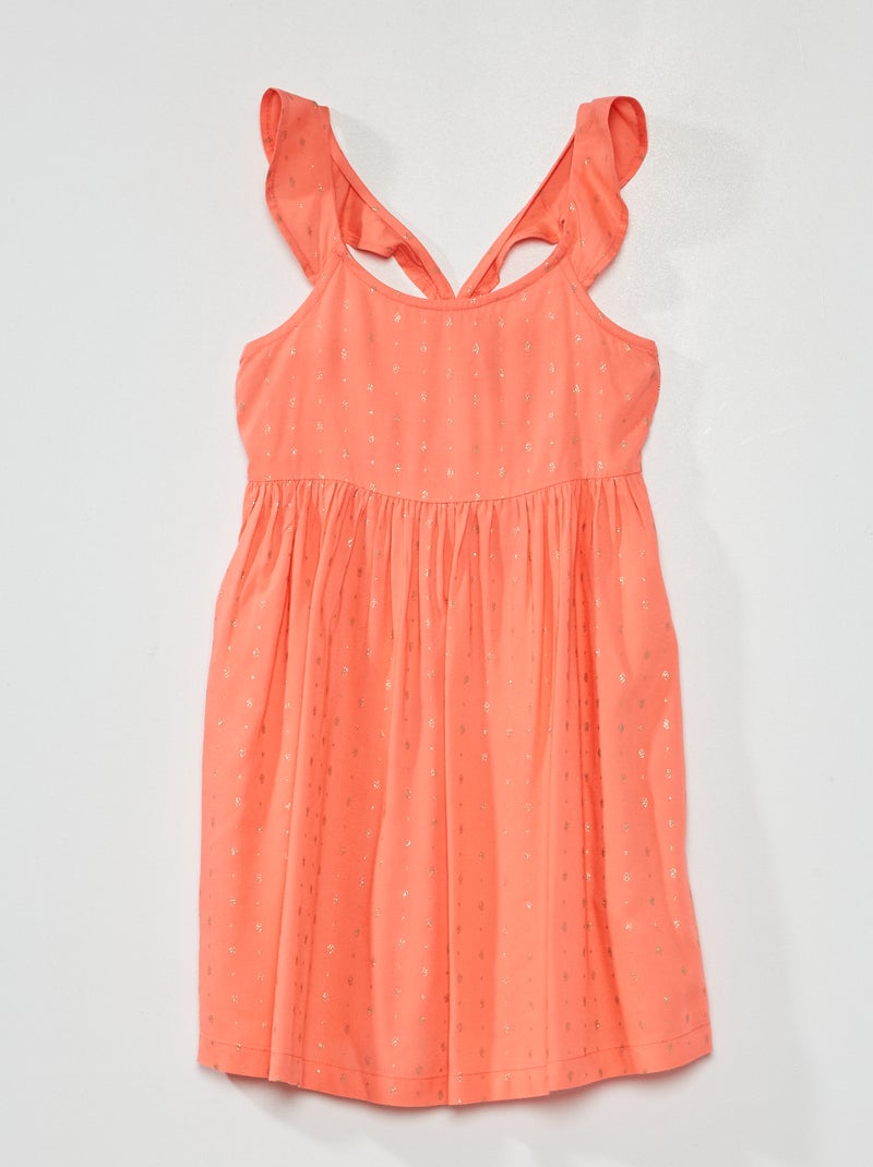 Robe fluide sans manches Rose - Kiabi