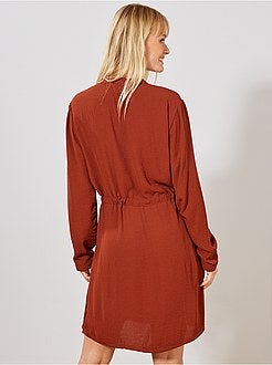 Robe fluide taille coulissante 'JDY' - Kiabi