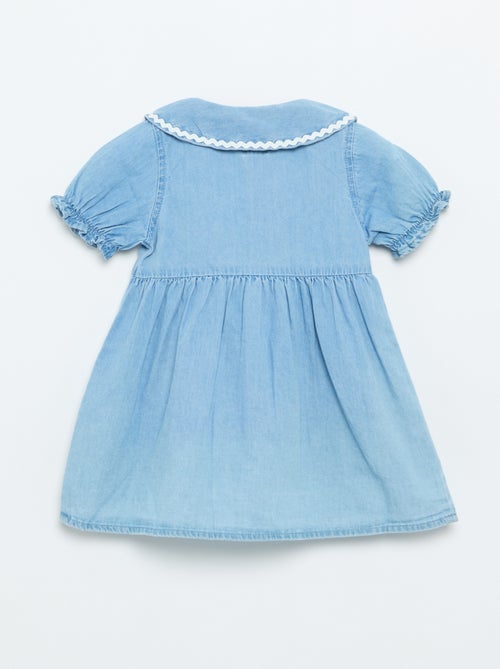 Robe forme chemise à manches courtes - Kiabi