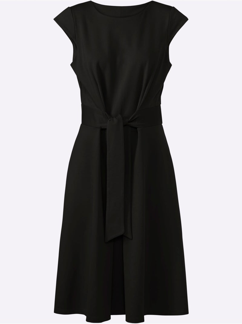 Robe Fourreau Lien à Nouer Pour Régler La Largeur - Taille Standard - Helline Noir - Kiabi