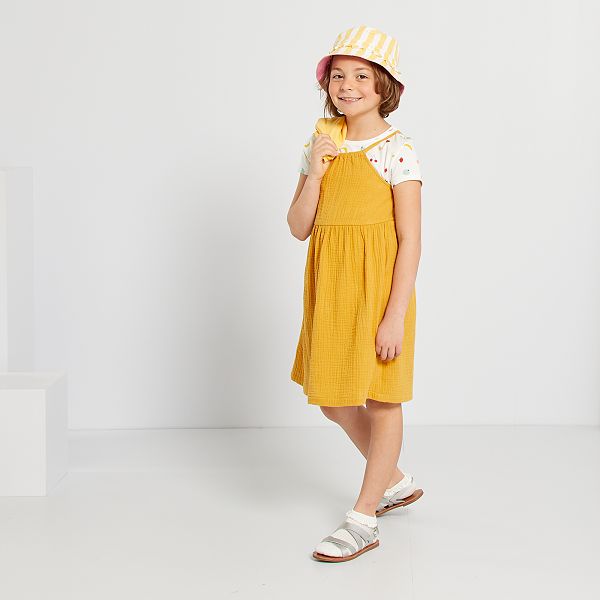 robe jaune kiabi