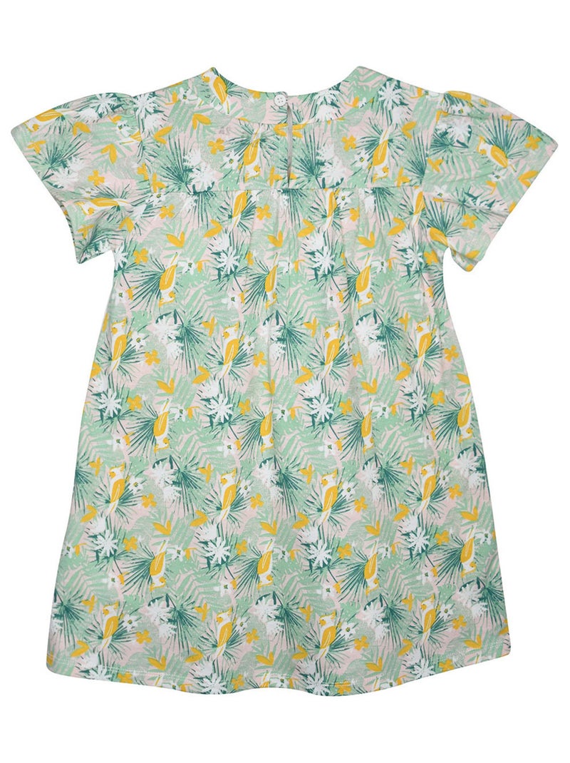 ROBE GIACOMA MANCHES COURTES ENFANT Bleu - Kiabi