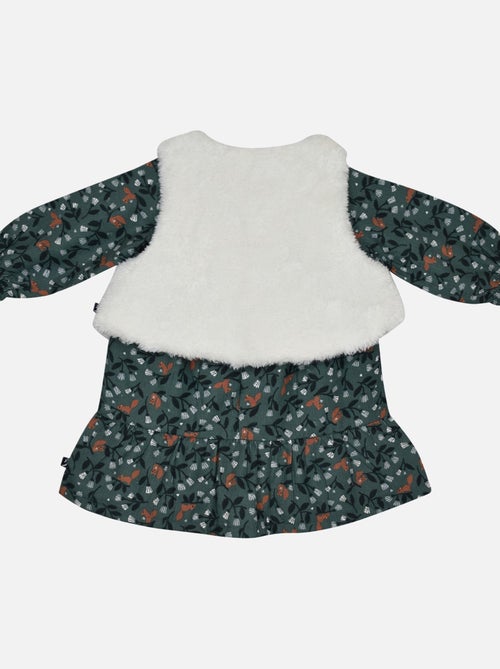 ROBE GILET SANS MANCHES MONA VELOURS COTELE - Kiabi