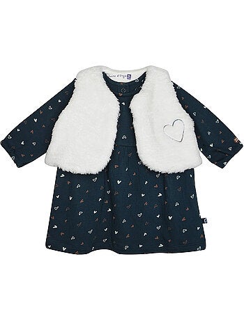 Robe gilet s/s manches sibylle maille bebe