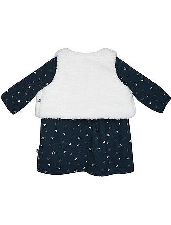 Robe gilet s/s manches sibylle maille bebe