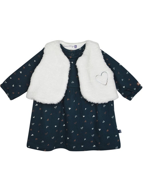 Robe gilet s/s manches sibylle maille bebe - Kiabi Robe gilet s/s manches sibylle maille bebe - Kiabi