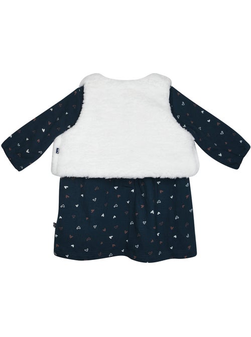 Robe gilet s/s manches sibylle maille bebe - Kiabi Robe gilet s/s manches sibylle maille bebe - Kiabi