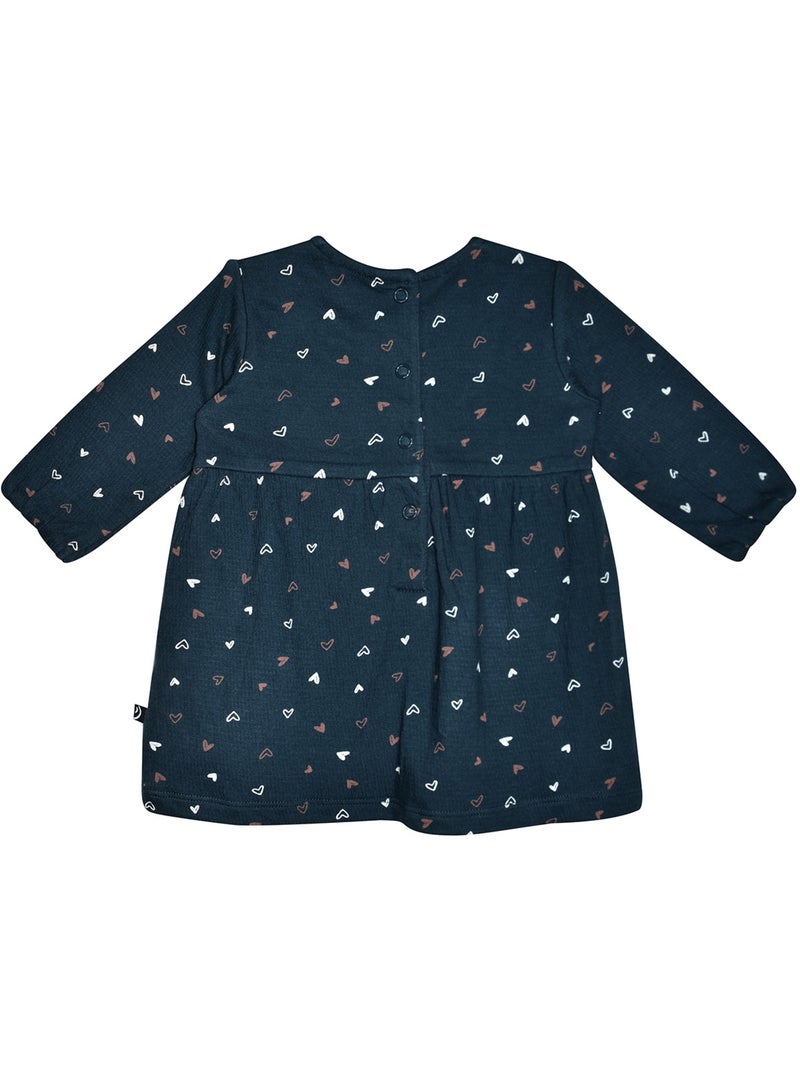 Robe gilet s/s manches sibylle maille bebe Bleu - Kiabi