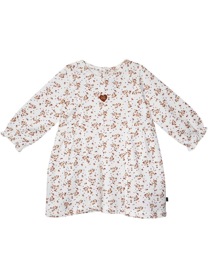 Robe gilet s/s mches servane maille Beige - Kiabi