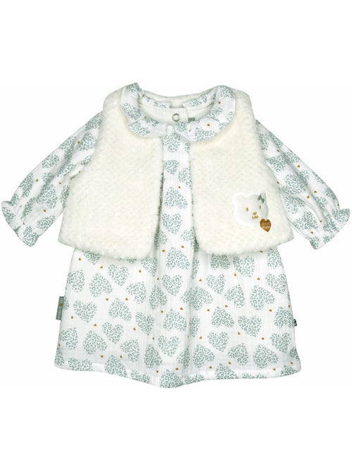 Robe gilet s/s mches sue - Kiabi