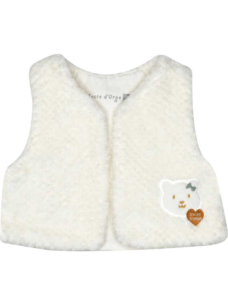 Robe gilet s/s mches sue Vert - Kiabi