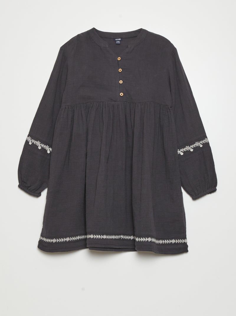 Robe gris foncé - Kiabi