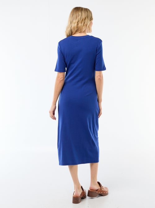 Robe grossesse torsadée devant - Kiabi