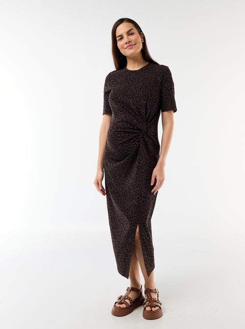 Robe grossesse torsadée devant - Kiabi Robe grossesse torsadée devant - Kiabi