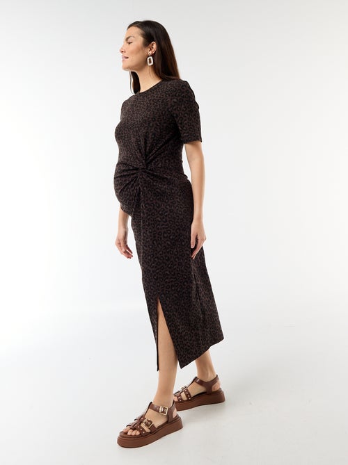 Robe grossesse torsadée devant - Kiabi Robe grossesse torsadée devant - Kiabi
