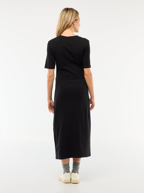Robe grossesse torsadée devant - Kiabi