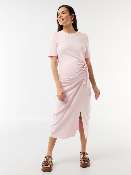 Robe grossesse torsadée devant - Kiabi Robe grossesse torsadée devant - Kiabi