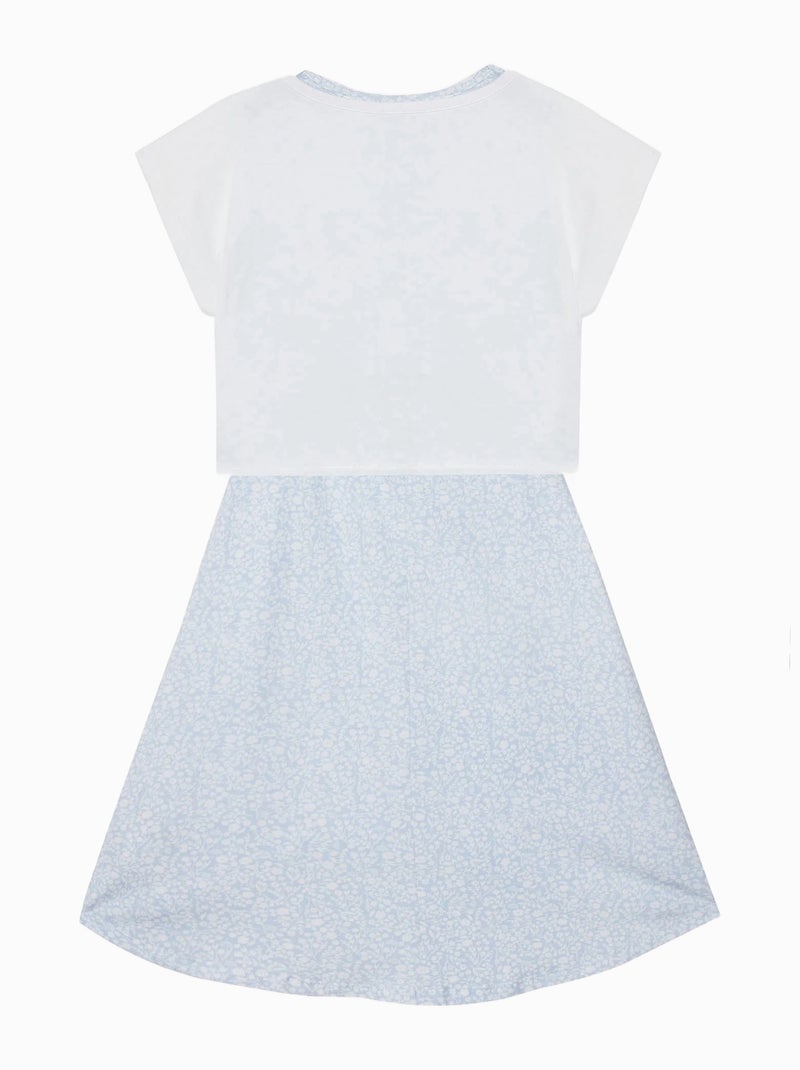 Robe Guess kids manches courtes Blanc - Kiabi