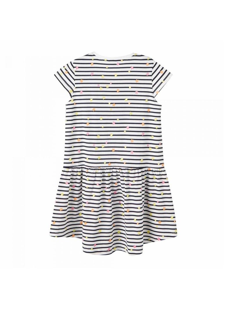 Robe he à Rayures Fille Name it Frida Blanc - Kiabi