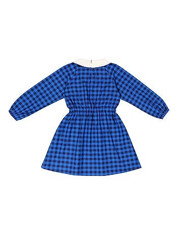Robe Hiver Carreaux Vichy Col Claudine - La Faute à Voltaire