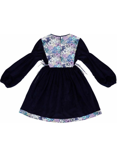 Robe Hiver Fille  Velours   Liberty Fleuri   MARGOT - La Faute à Voltaire - Kiabi