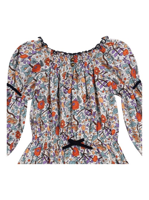 Robe Hiver Fleurie Liberty      CHIMENE - La Faute à Voltaire - Kiabi