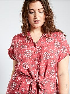 Robe housse avec ceinture - Kiabi