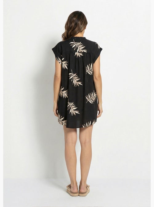Robe housse courte, broderies feuilles - afibel - Kiabi Robe housse courte, broderies feuilles - afibel - Kiabi
