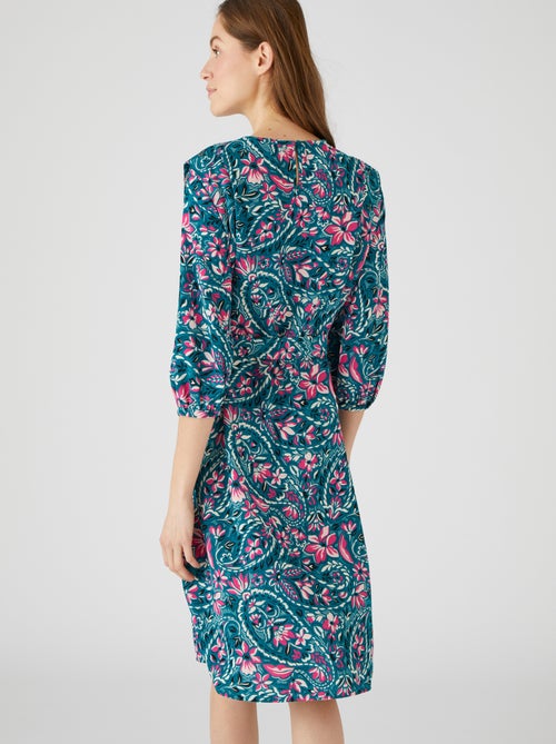 Robe-housse imprimé fleurs - damart - Kiabi
