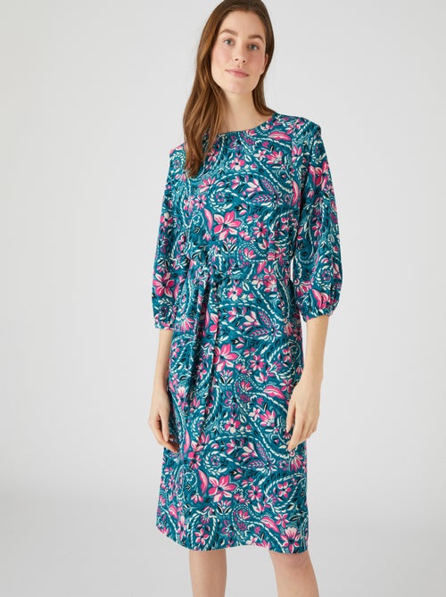 Robe-housse imprimé fleurs - damart - Kiabi