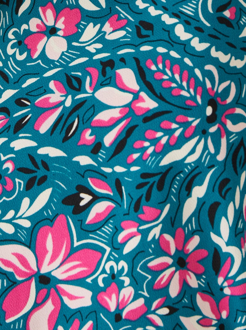 Robe-housse imprimé fleurs - damart Vert - Kiabi