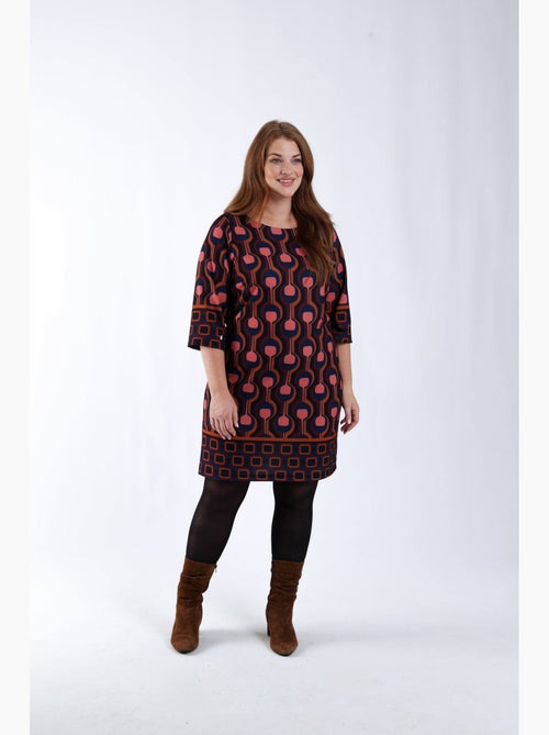 Robe housse imprimé graphique PAPRIKA - Kiabi