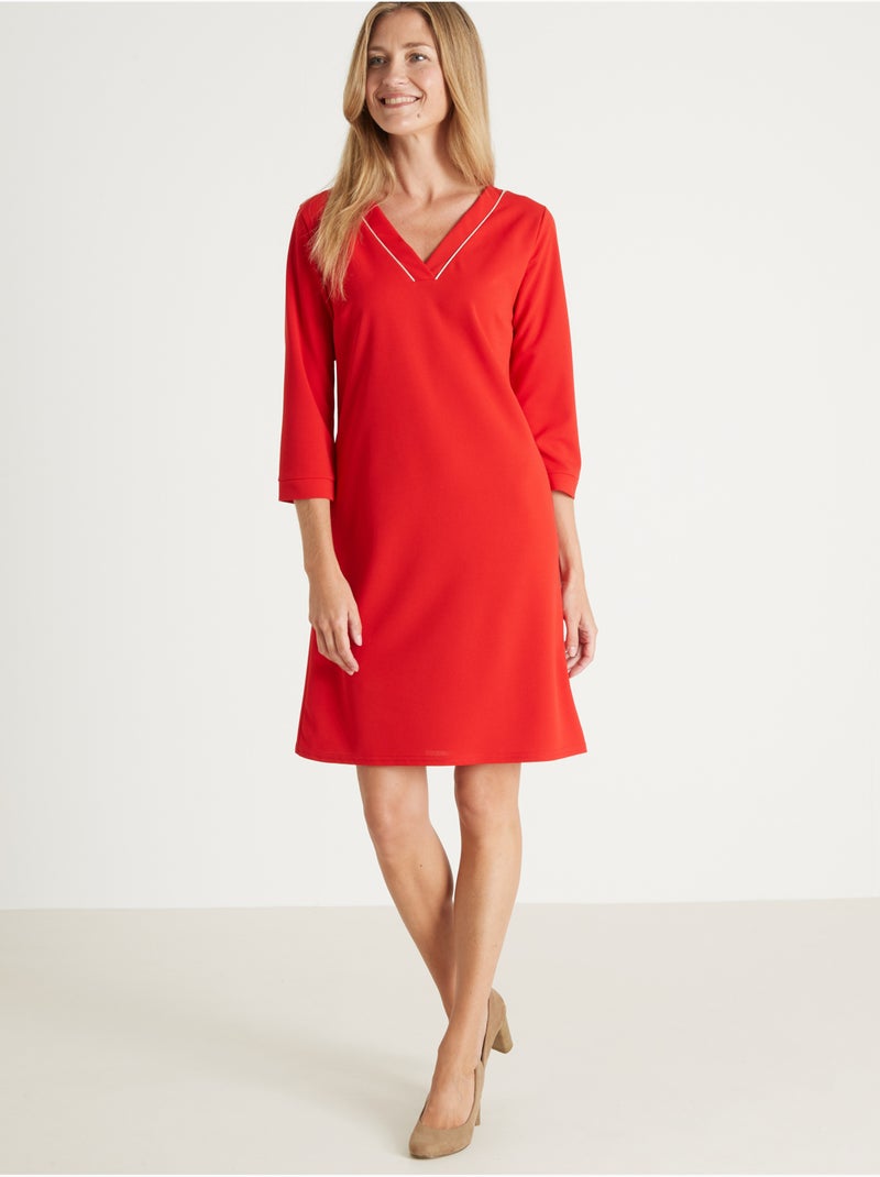 Robe housse maille fluide - DAXON Rouge - Kiabi
