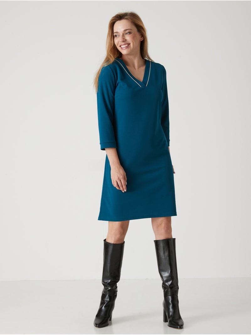 Robe housse maille fluide - DAXON Vert de gris - Kiabi