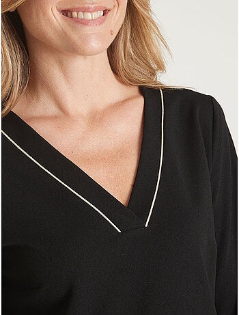 Robe housse maille fluide