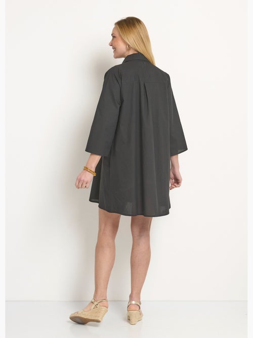 Robe housse manches 3/4 broderies colorées - Afibel - Kiabi