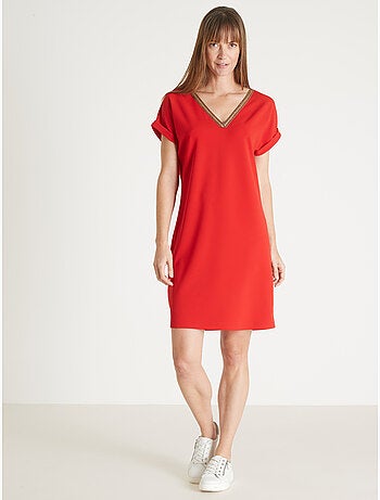 Robe housse manches T en maille - DAXON