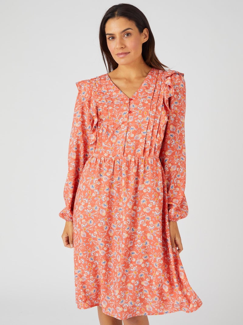 Robe-housse pure viscose - Damart Marron - Kiabi