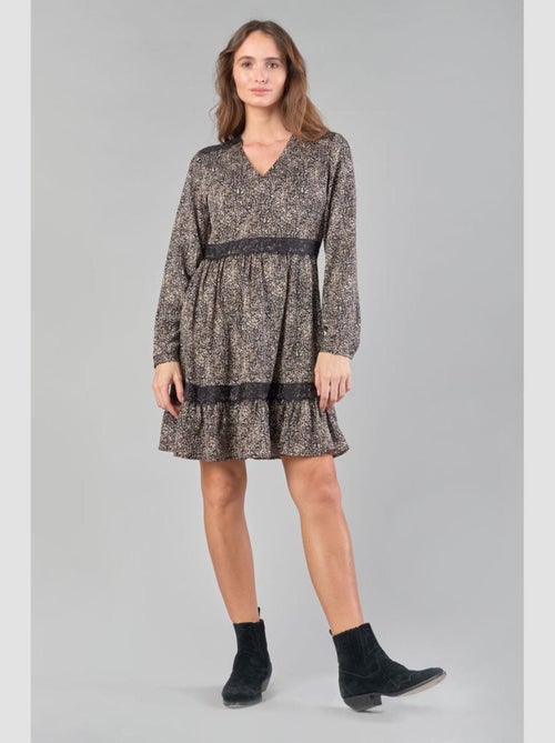 Robe HUERTA evasée, patineuse 'Le Temps Des Cerises' - Kiabi