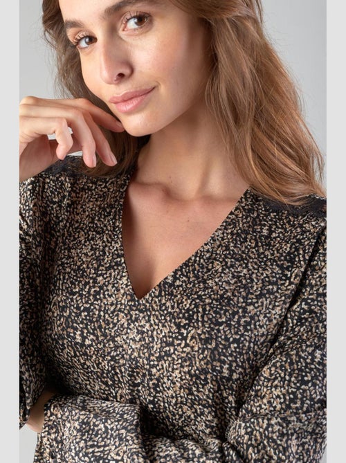 Robe HUERTA evasée, patineuse 'Le Temps Des Cerises' - Kiabi