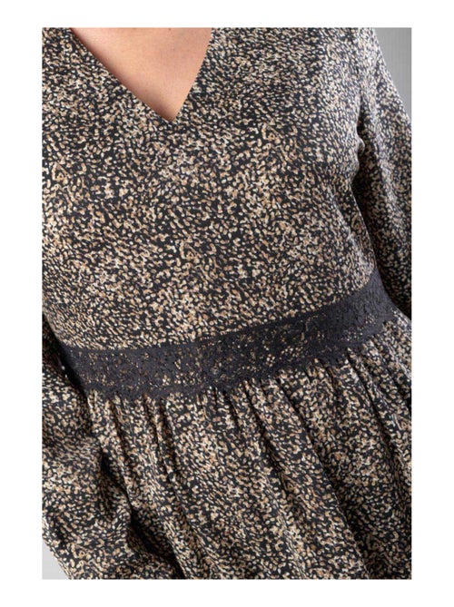 Robe HUERTA evasée, patineuse 'Le Temps Des Cerises' - Kiabi