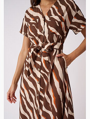 Robe imprimé animalier Climatyl - Damart