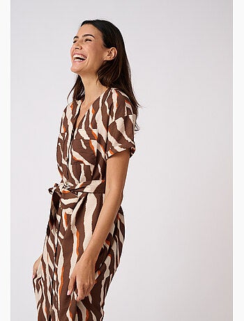 Robe imprimé animalier Climatyl - Damart