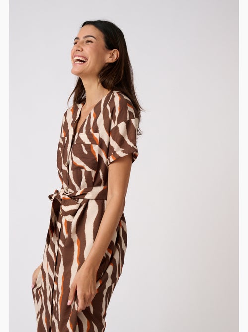Robe imprimé animalier Climatyl - Damart - Kiabi Robe imprimé animalier Climatyl - Damart - Kiabi