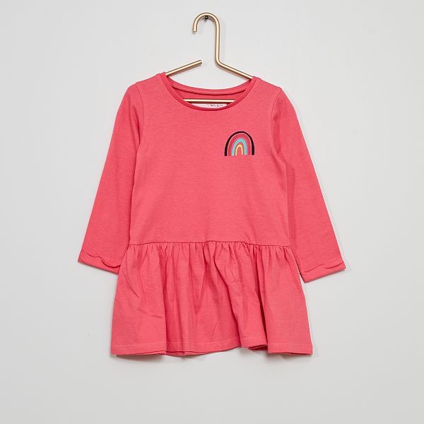 Robe Imprime Arc En Ciel Bebe Fille Rose Kiabi 8 00