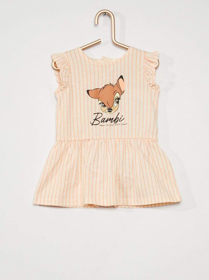 Robe imprimé 'Bambi' Rose Bambi - Kiabi
